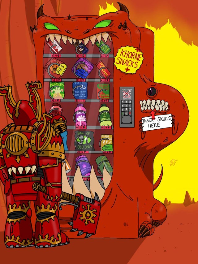「Khorne Snacks by Techmagus Khobotov 」|Benのイラスト
