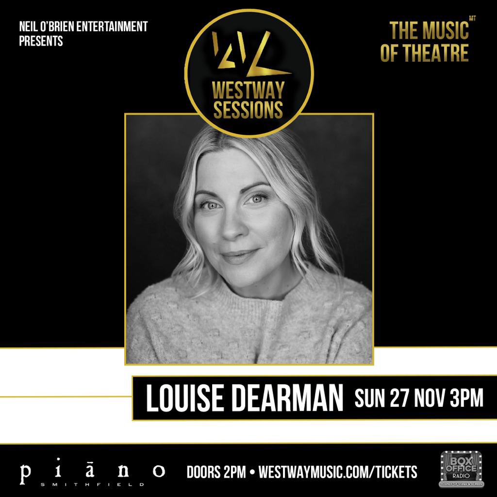 Tomorrow at 3pm we’re promoting an intimate show for vocalist supremo @LouiseDearman as part of our Westway sessions @pianosmithfield Louise is respected around the world & amongst her peers as being the very best vocalists on the planet. Come and meet her and hear her tomorrow!