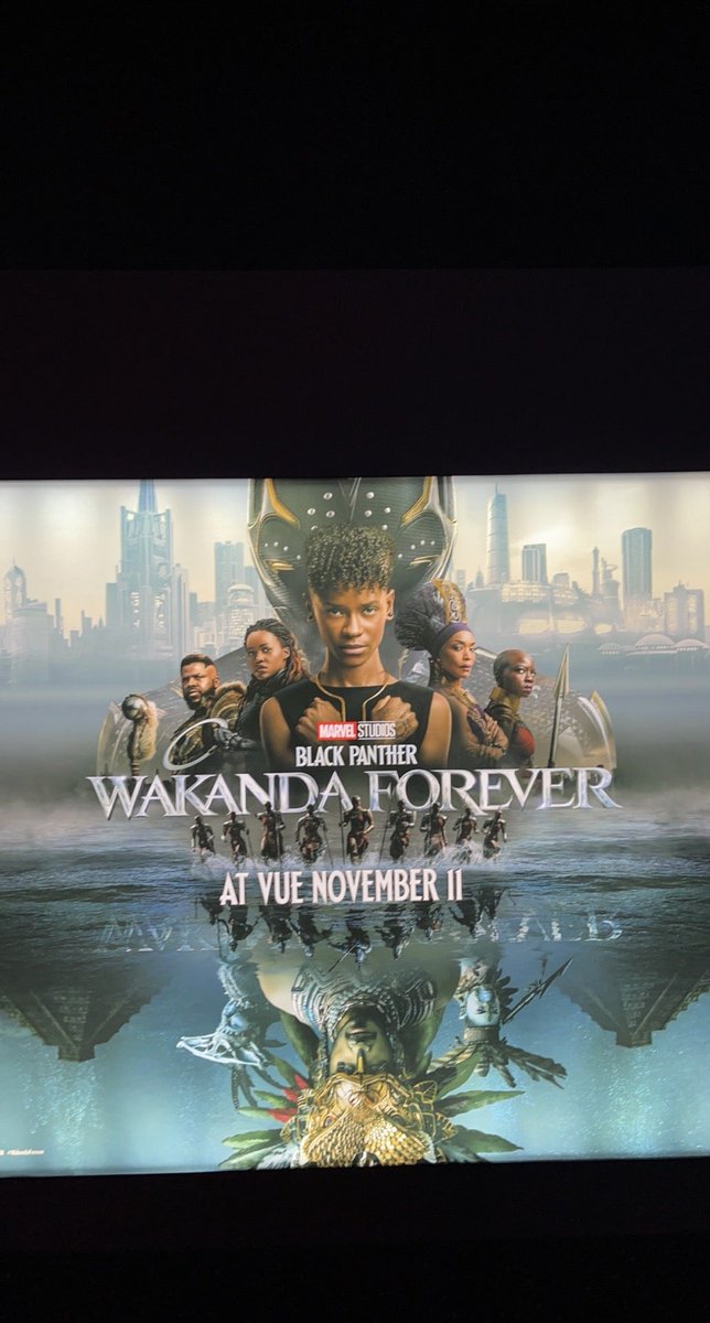 KarthikArvindK's tweet photo. I'm at Vue - @vuecinemas for Black Panther: Wakanda Forever in Manchester, UK https://t.co/7pDUY0FTVn https://t.co/ifFjSzyakA