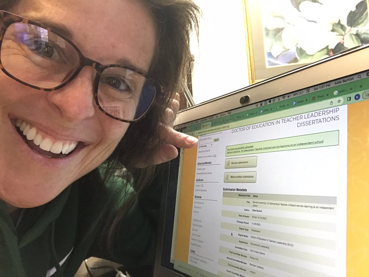 Woohoo! I just submitted my dissertation to the <a href="/kennesawstate/">Kennesaw State University</a> digital commons! I’m done!!!🎉