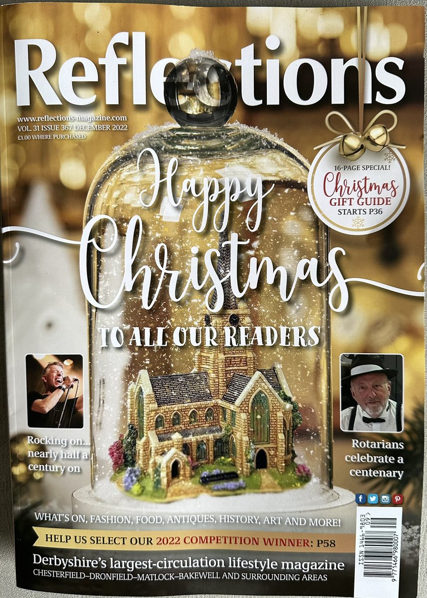 Thanks so much to Reflections Magazine for featuring our Lilliput Lane Crooked Spire on the front cover of their Christmas issue. Limited edition of 1000, only available from us, in store or our Ebay shop. #crookedspire #LilliputLane #reflectionsmagazine tinyurl.com/Crookedspire