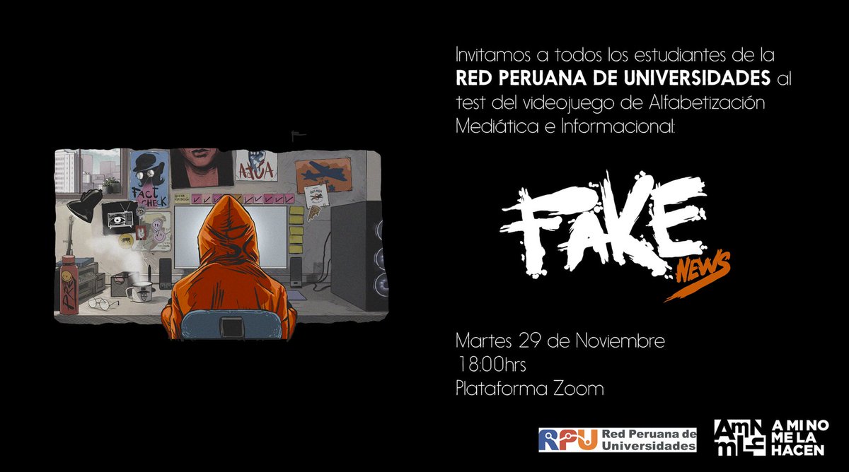 aminomelahacen's tweet image. Se viene playtest del 1er videjuego de A Mí No Me La Hacen, con el apoyo de la Red Peruana de Universidades.

¡Pronto les daremos más noticias sobre este proyecto desarrollado gracias a una convocatoria de @Ideele  y con el apoyo de los desarrolladores de @HermanosMagia !