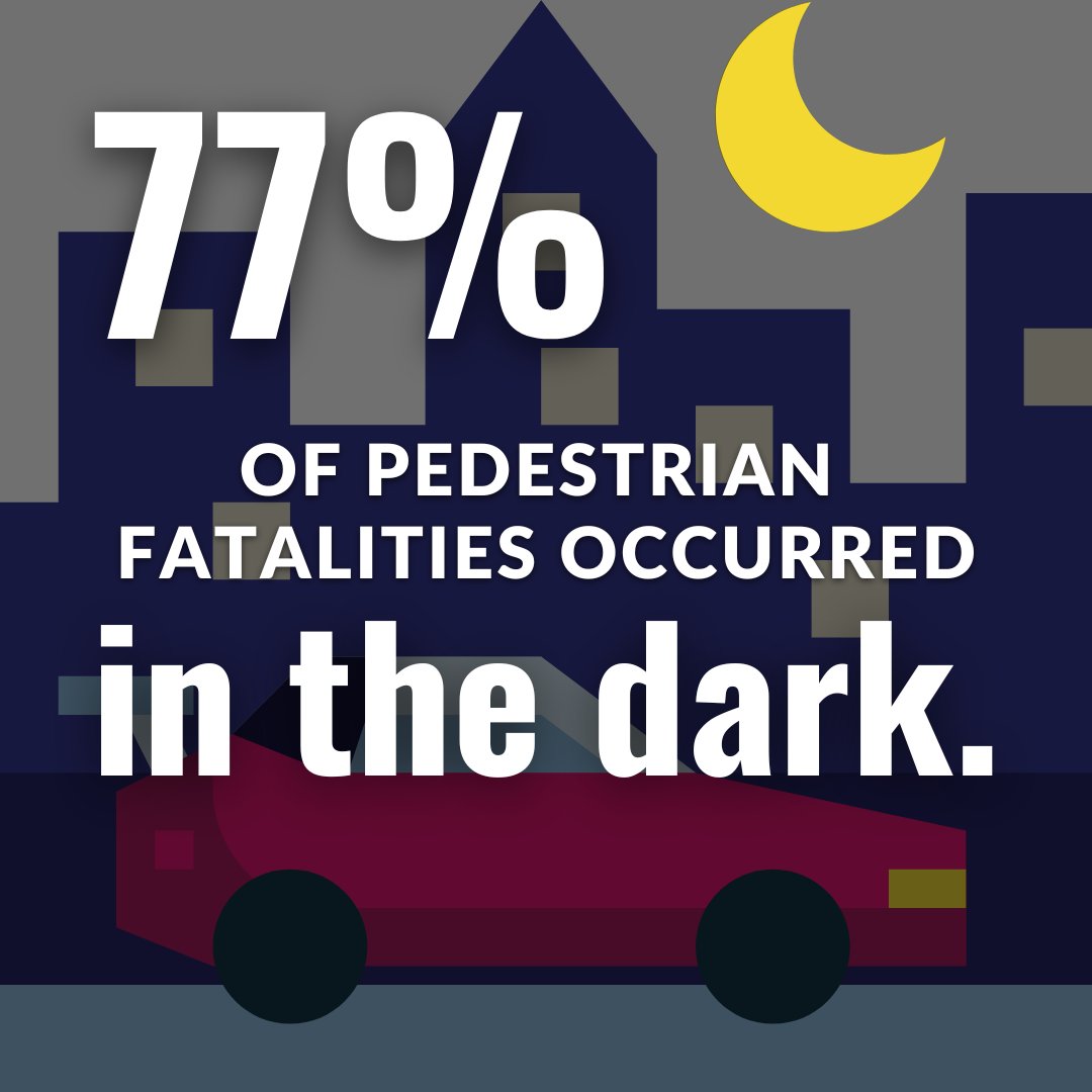 When you’re driving, always look out for pedestrians - especially at night 🌃
