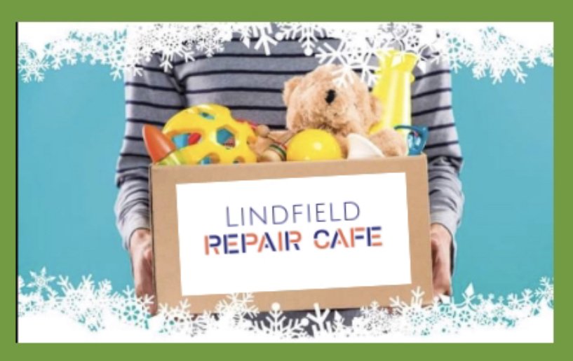At December's #RepairCafe we'll be collecting pre-loved toys for #BentswoodHub and offering a recycled paper gift-wrapping service! 🎁 The kids can also make Xmas decorations while you wait for your repairs.🎄 Join us Sat 3 Dec, 10am to 1pm at Lindfield United Reformed Church. 🎅