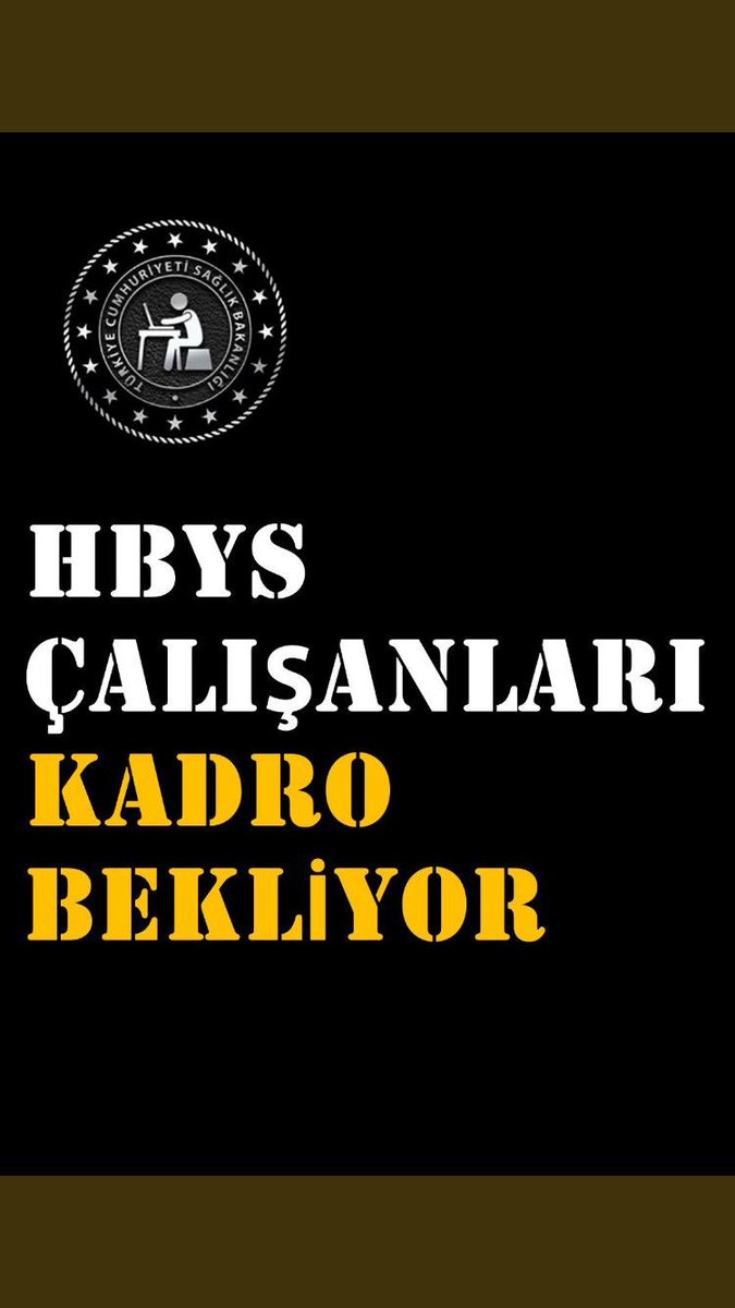 HBYS_DER's tweet photo. #KamudaKadrosuzKalmasın

Sayın bakanım @drfahrettinkoca @vedatbilgn Sağlık bakanlığında Taşeron bırakılan Hastane Bilgi yönetim sistemi çalışanları Taşeron bırakıldı sadece kitler taşeron kalmadı bizler kadro için açıklama bekliyoruz @drsoysal @farukozcelikgsb @Akparti https://t.co/xt6cLlo0yW