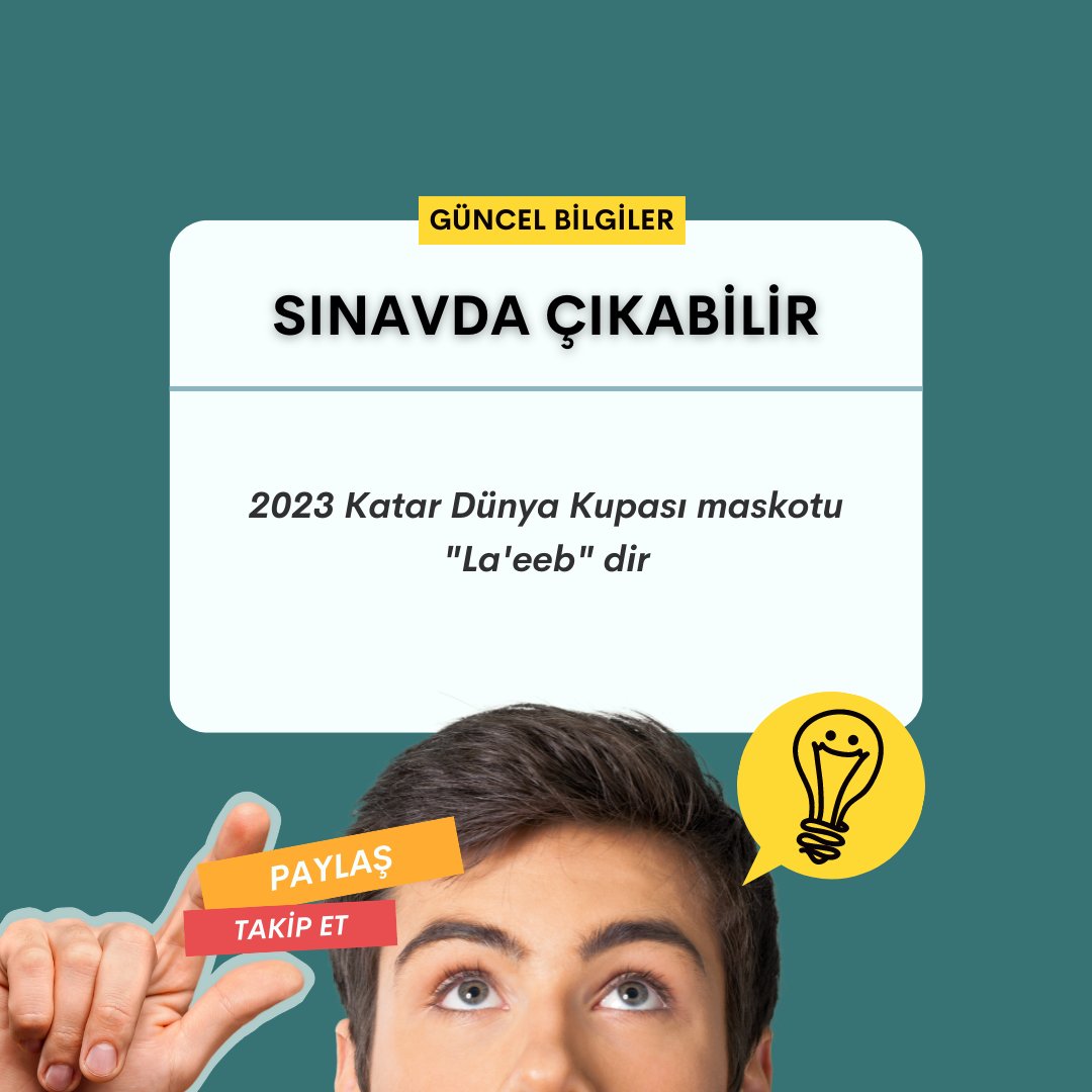 kpss_guncel_'s tweet photo. SINAVDA ÇIKABİLİR !

#kpss #kpssgüncel #kpssgüncelbilgiler #kpssonlisans #kpss2022 #kpss2023 #güncelbilgiler #kpssyoldasim #egitimyoldasim https://t.co/x3vWv0mRAu