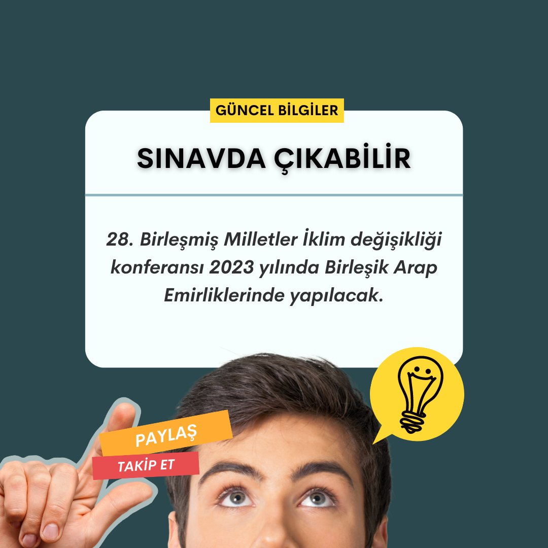 kpss_guncel_'s tweet photo. SINAVDA ÇIKABİLİR !

#kpss #kpssgüncel #kpssgüncelbilgiler #kpssonlisans #kpss2022 #kpss2023 #güncelbilgiler #kpssyoldasim #egitimyoldasim https://t.co/V6TVFU5nsP