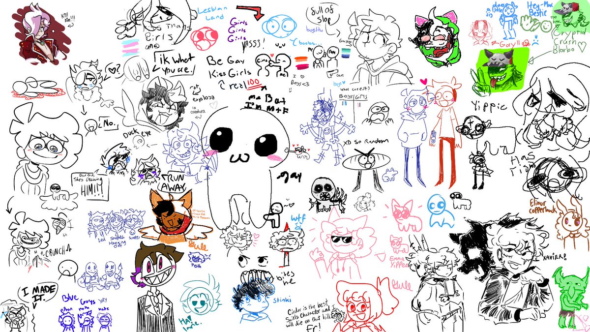 drawings from the stream!!!!! 
