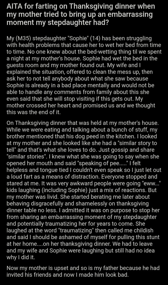 Am I the Asshole? tweet media