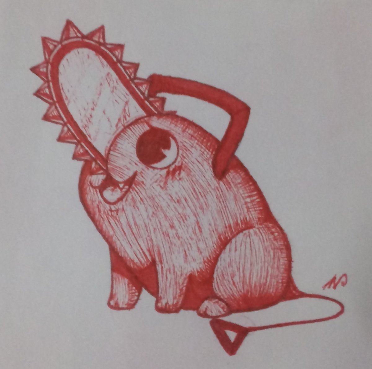 Dust_fangirl95's tweet photo. Pochita!

#chainsawman https://t.co/7IxSdcYANN