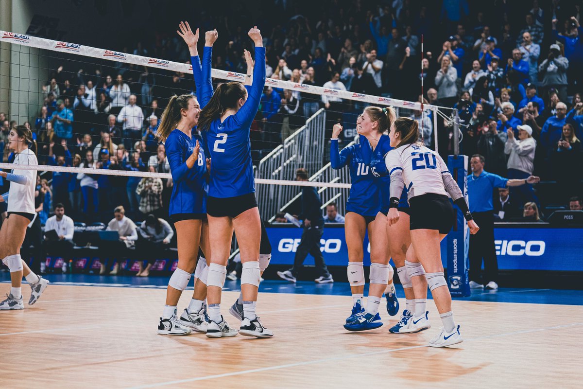 THE BLUEJAYS WIN THE RUBBER MATCH!!!

No. 15 Creighton edges No. 14 Marquette, 3-2 (16-25, 25-20, 25-18, 31-33, 15-12), to claim the <a href="/BIGEASTchamps/">BIG EAST Olympic Sports</a> tournament title for the eighth time in 10 years!

#NCAAWVB x 📸 <a href="/CreightonVB/">Creighton Volleyball</a>