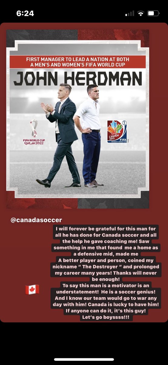MsDScott11's tweet photo. Excited to continue to watch their WC Journey! 🇨🇦 https://t.co/eTWX3BSjvS