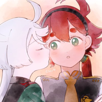 ミオリネ・レンブラン ,スレッタ・マーキュリー 「#新しいプロフィール画像」|はるキャベツ@C102土曜東ノ26aのイラスト