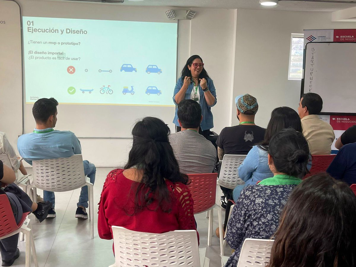lacamaradequito's tweet photo. #CCQEventos

Hoy desarrollamos la segunda jornada del #StartupWeekend2022

Nuestros emprendedores trabajaron junto a mentores nacionales e internacionales, quienes compartieron su experiencia en el desarrollo exitoso de negocios. https://t.co/C2JptUKN6A