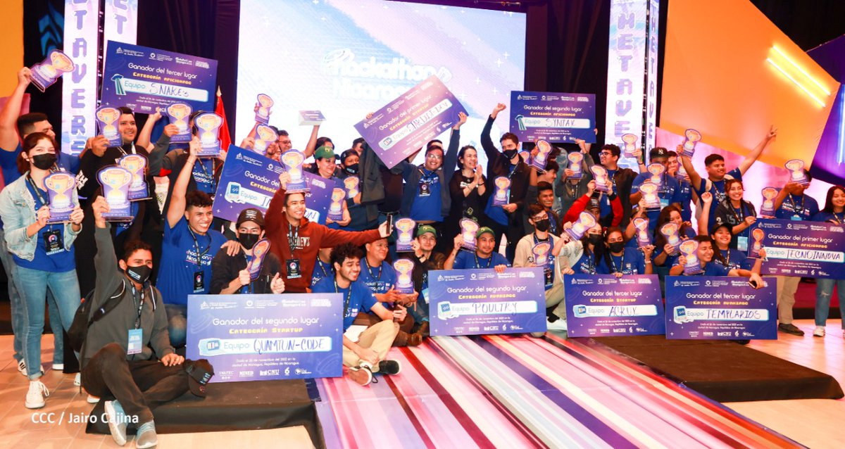 Nicaragua905's tweet image. #LaRed905 || Más imágenes del #Hackathon2022 “Metaverso”

👇👇👇

Ver: CCC/Jairo Cajina