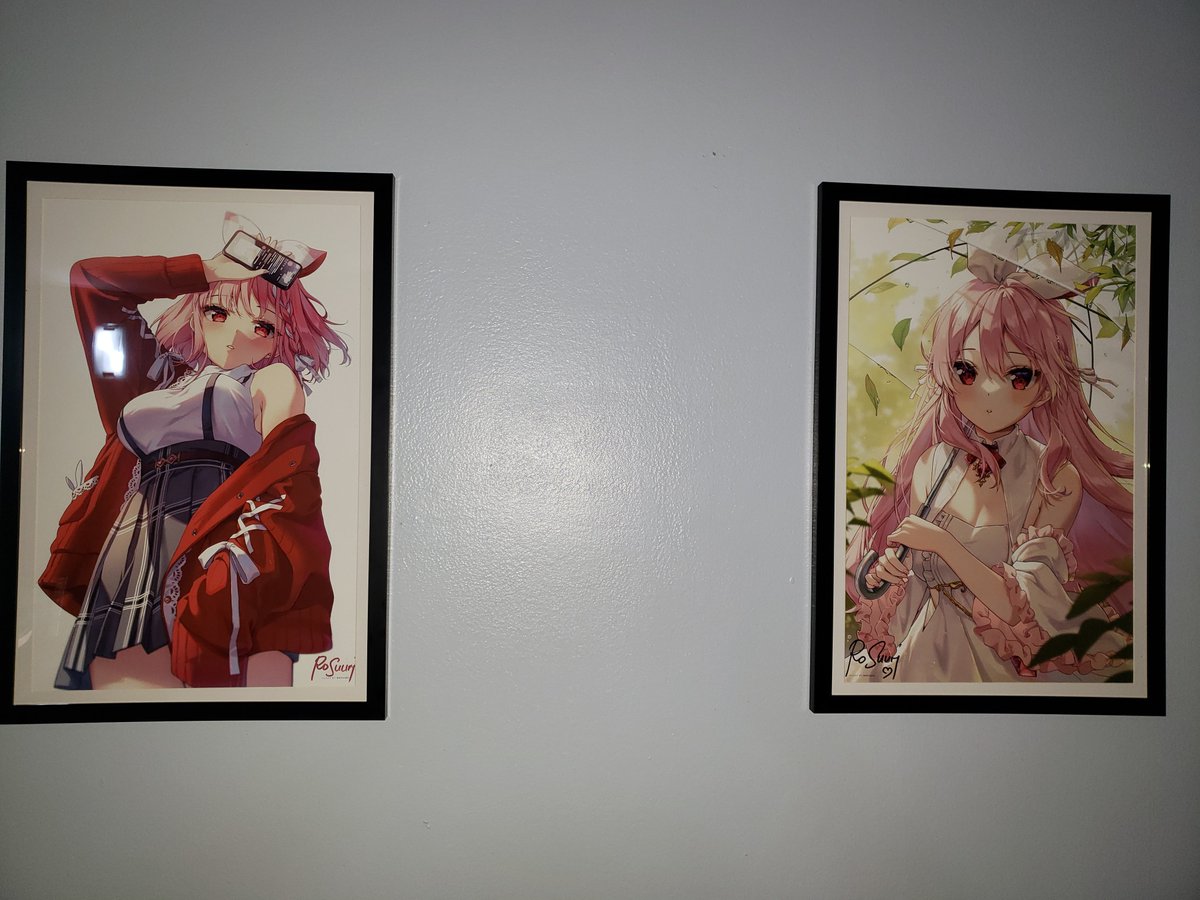 yibubumblebee's tweet photo. Long overdue, but posters from #AnimeNYC are finally in frames and hung up! Good thing I got multiple walls LOL. Thanks to @rosuuri, @Kamaniki, @meltyrice, @Chiroyoyoyoyoyo for the posters!! https://t.co/gBMNXYSLub