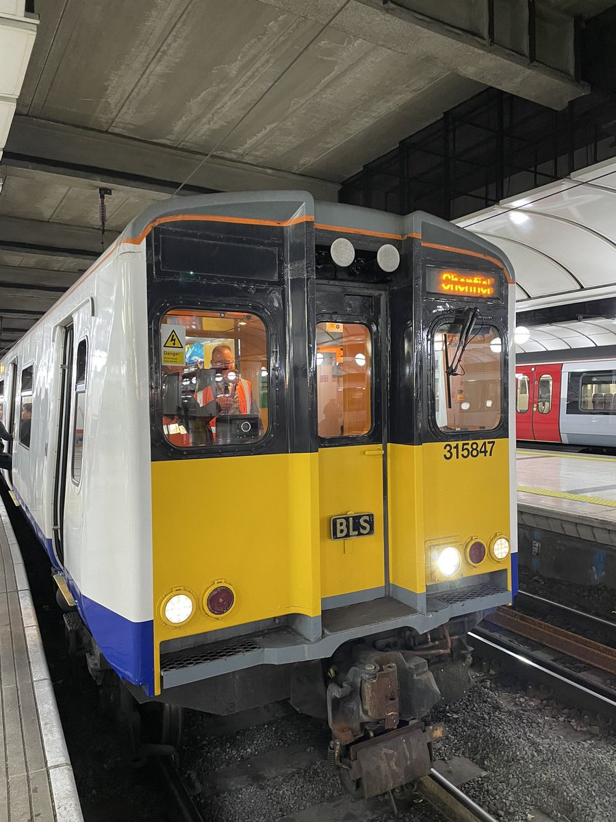 SimonZev's tweet photo. A very pleasant afternoon courtesy of @BLSFixtures & #MTREL on the 315s.
Soon to be gone forever although not quite yet.
The twilight of another childhood fleet from #NetworkSouthEast❤️💙🤍 is almost over. And 75 on the Mains was fun (and lively)!
#TrainLife #Class315 https://t.co/nLeq2IHepJ