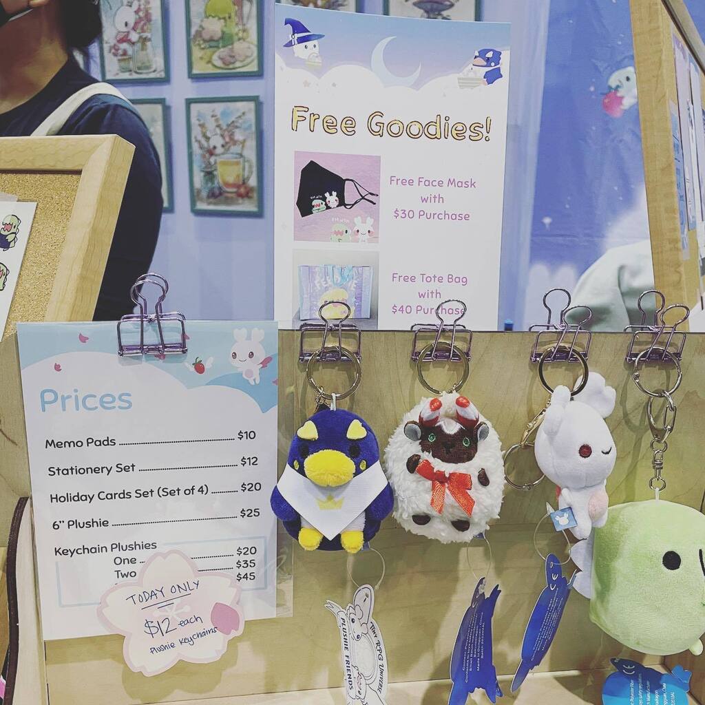 sakuradragon's tweet photo. We have a today only special here at the the @sjmade for $12 per keychain plushies!

Visit us at j12!

#holidaymarket #sakuradragon #sjmade #sjmadeholidaymarket #christmasshopping #shopsmall #madeinsf #bayarea #kawaii #japanese #kawaii #dinosaur #kaiju #… https://t.co/wPmbfUk14d https://t.co/2OgIqN1l6P