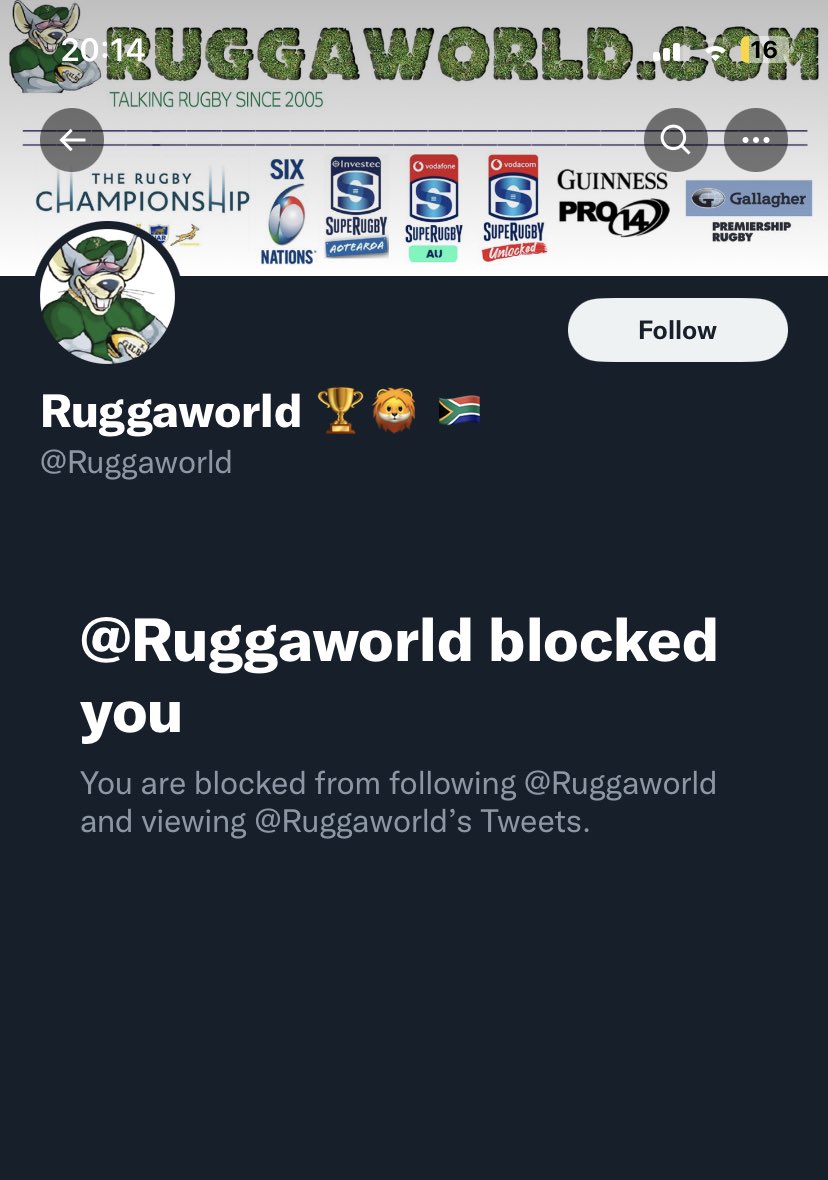 When they have no way to defend saint Rassie causing ref’s to get death threats this is what happens they just block, because they know there is no defending it really. #ENGvRSA