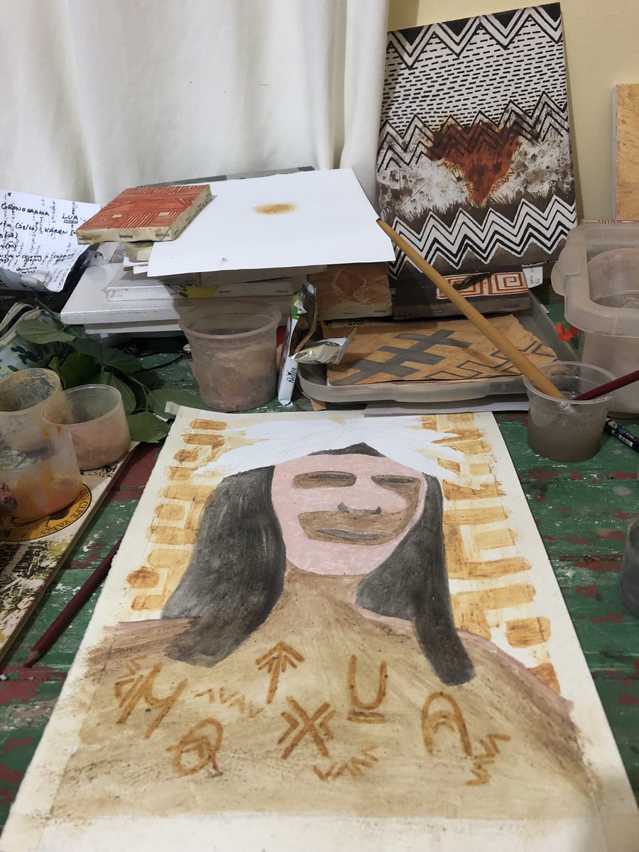 #WIP “Queda”

Long life to Krahô people, Free Abya Yala 🏹🍃🌈🪶

#NFTCommmunity #tezos #brashill #indigenous