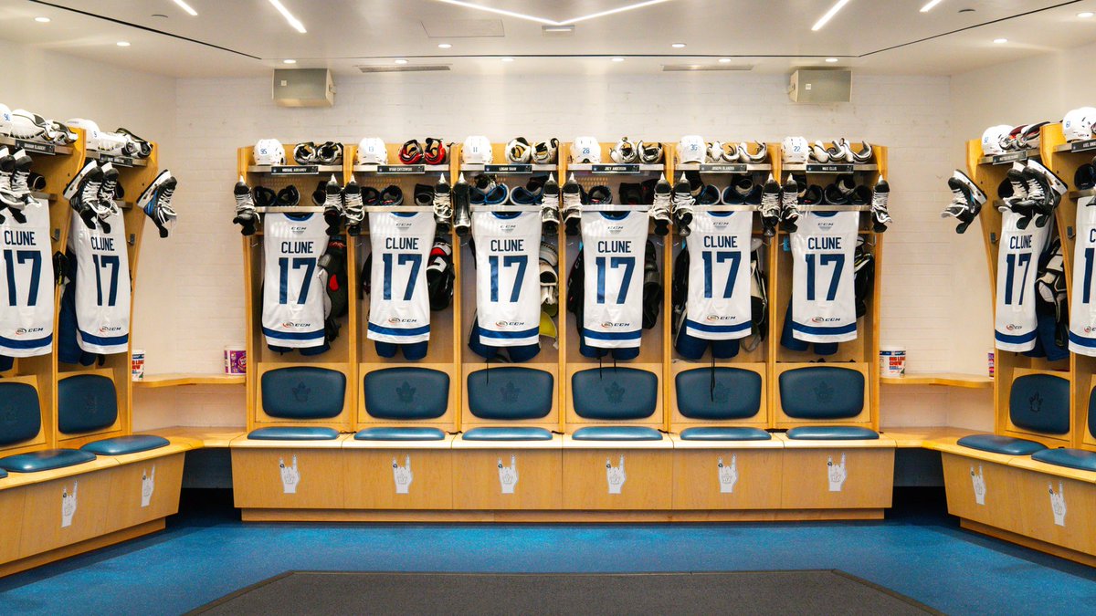 TorontoMarlies's tweet photo. For Dicky 💙🤘 https://t.co/aYr5JpC6Bs