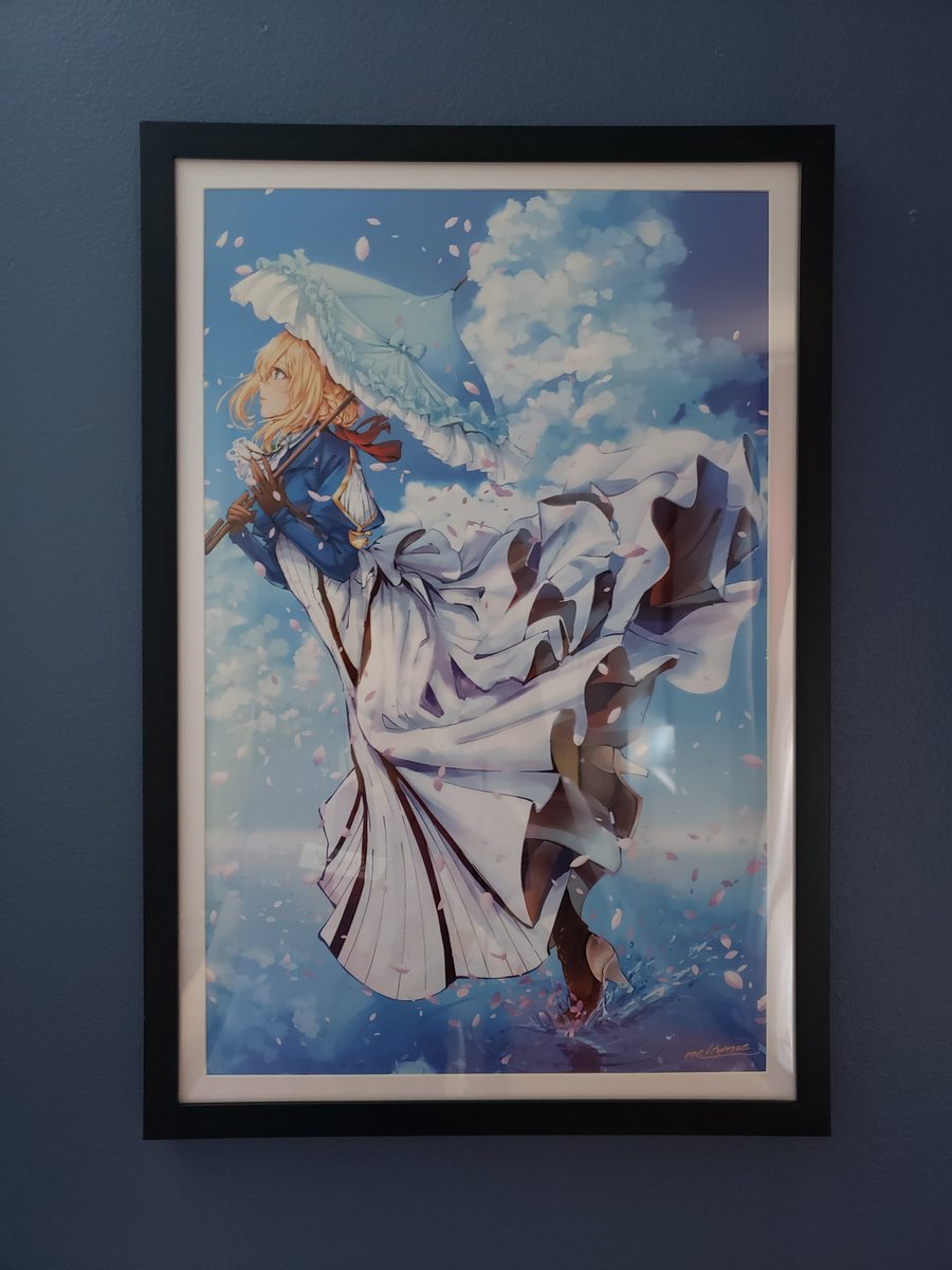 yibubumblebee's tweet photo. Long overdue, but posters from #AnimeNYC are finally in frames and hung up! Good thing I got multiple walls LOL. Thanks to @rosuuri, @Kamaniki, @meltyrice, @Chiroyoyoyoyoyo for the posters!! https://t.co/gBMNXYSLub