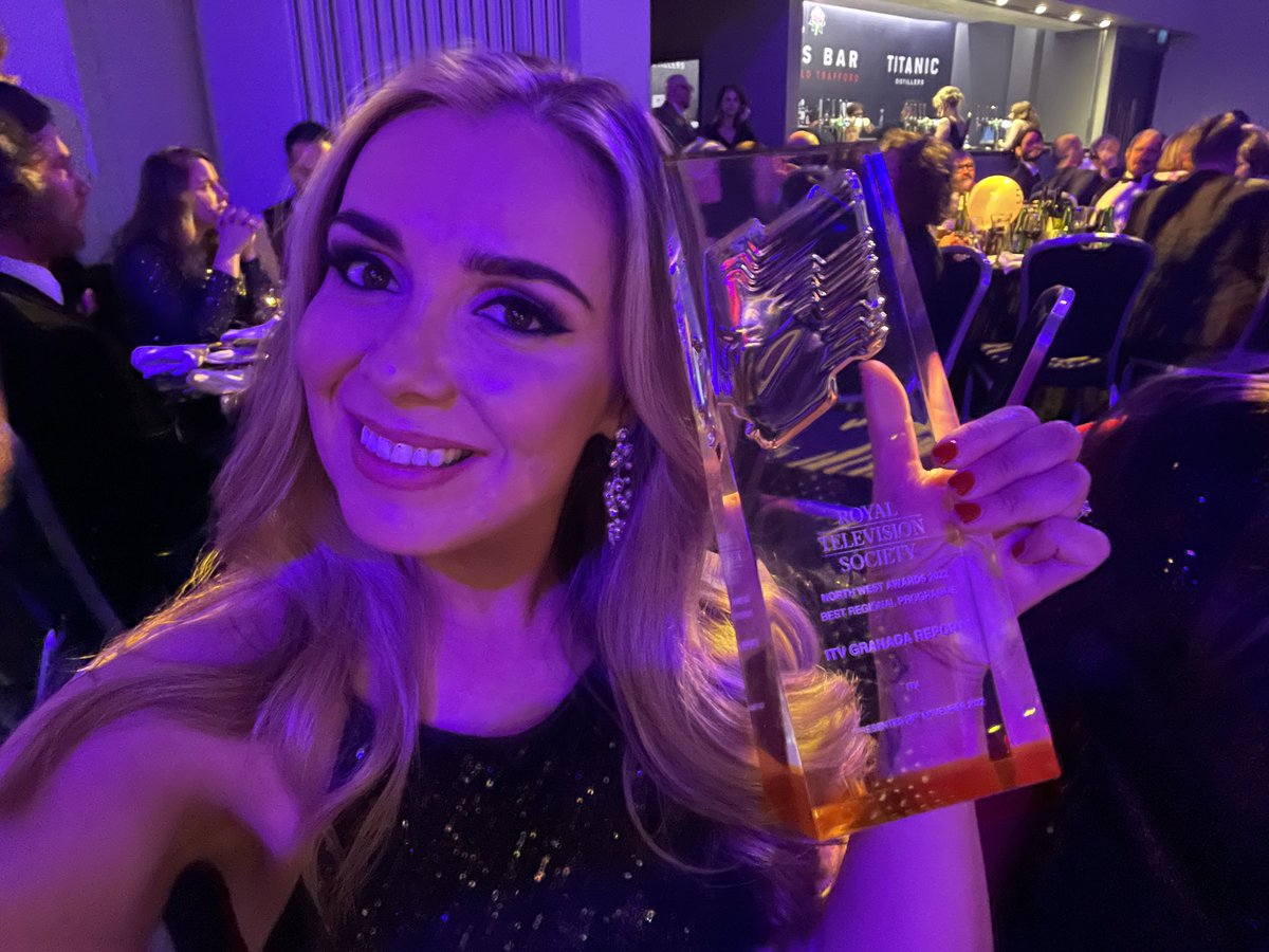 Best Regional Programme - Granada Reports! @RTSNW So, so proud to work with this incredibly talented team! @GranadaReports Long may it continue 🤩