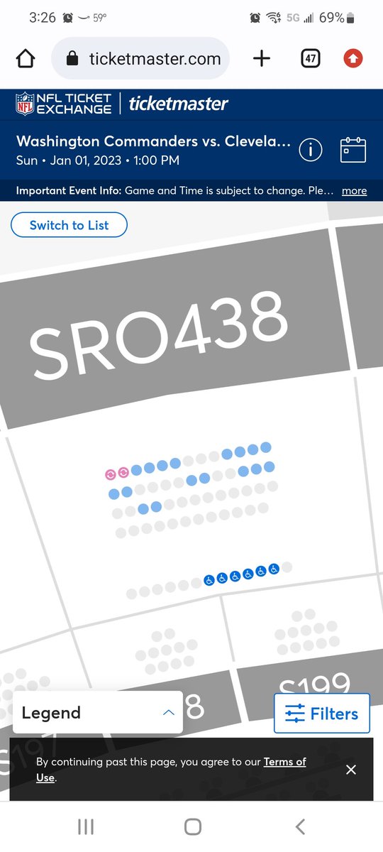 cec145's tweet photo. @Ticketmaster your site sucks for accessible tickets! Why can't I purchase 3 of these accessible seats together? There are 3 in my family, 1 in a wheelchair. Why can't we sit together? We deserve an experience equal to any family of 3, wheelchair or not. https://t.co/leyRI6bixE
