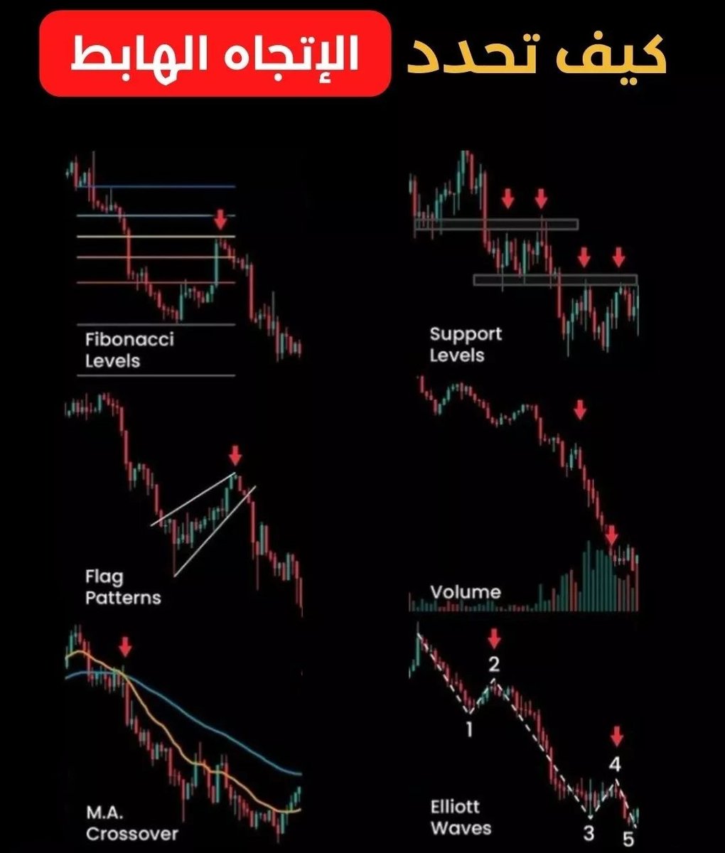 Blaze_D7's tweet photo. #شرح كيفية تحديد الإتجاه الهابط بسهوله 🤩📉

1- الدعوم والمقاومات
2- مستويات الفيبوناتشي
3- السيولة
4- النماذج الفنية
5- موجات ايليوت
6- تقاطع المتوسطات

#BTC https://t.co/5S9XFd4VSk