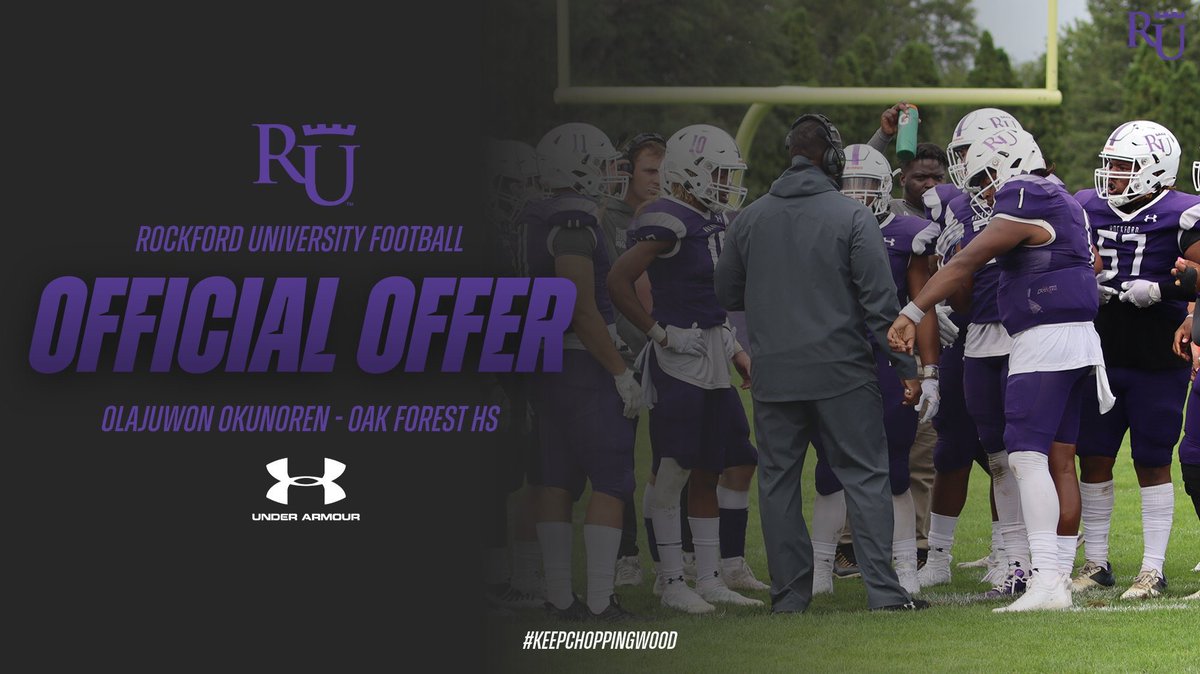 Exited to receive my first official offer from Rockford university thank you to <a href="/Coach_cal_cal/">Calvin Toliver</a> #keepchoppingwood🪵🪓
