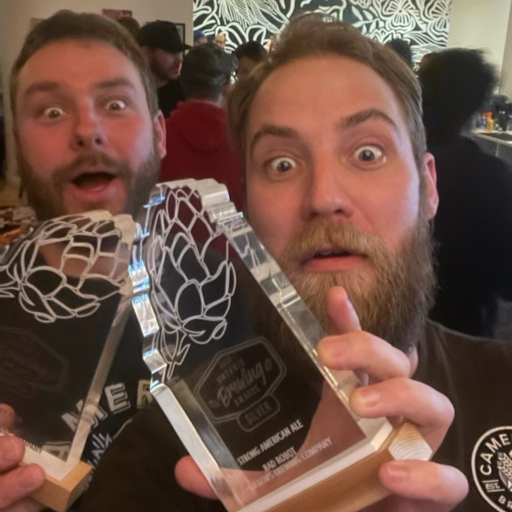 We’re excited to announce that we recently took home two awards at the 2022 Ontario Brewing Awards! Our Bad Robot New England Double IPA won silver in the Strong American Ale category &amp; Coast to Coast Dry Hopped Lager won a bronze in the Specialty Beer category!👏👏