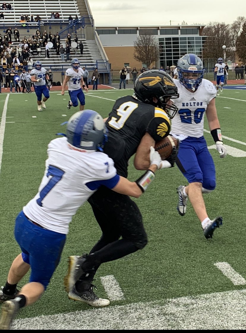 Andale driving as 4th quarter begins as they lead Holton 22-0