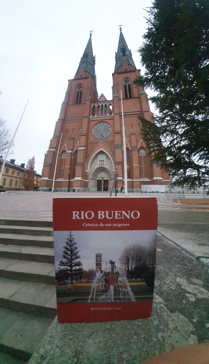 Mi libro en Upsala (cerca de Estocolmo), Suecia, en estos días.