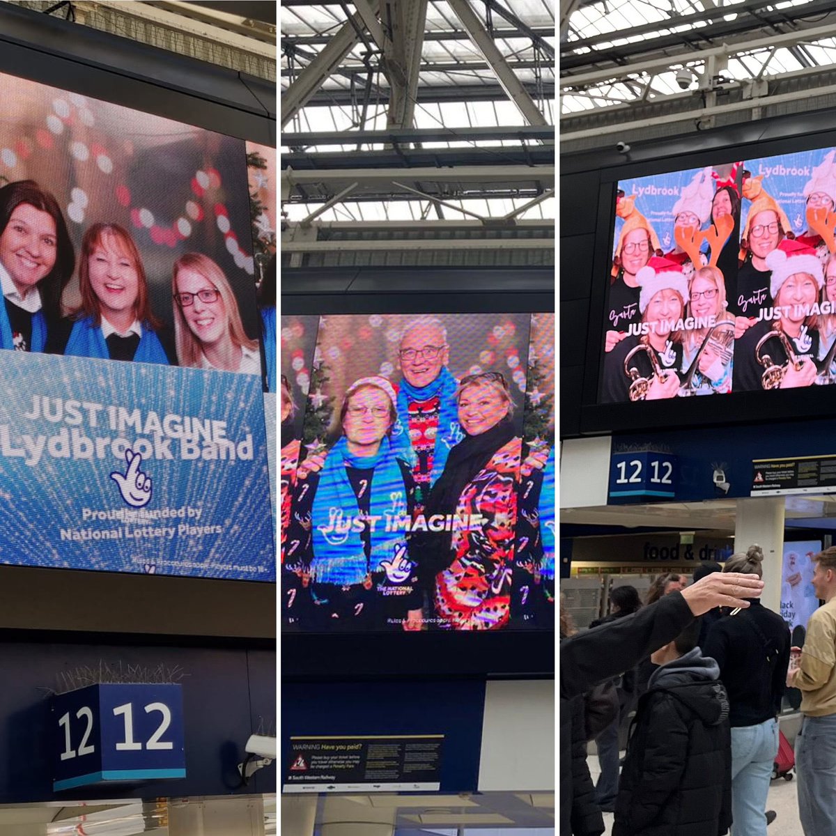 Lydbrook Band (@lydbrookband) on Twitter photo Home from a fabulous couple of days in London, performing at Waterloo Station to promote the <a href="/TNLUK/">The National Lottery</a> Christmas campaign - #justimagine & our involvement in their upcoming EuroMillions Christmas advert. A huge thank you to Camelot for asking us to be part of such a fantastic event Home from a fabulous couple of days in London, performing at Waterloo Station to promote the <a href="/TNLUK/">The National Lottery</a> Christmas campaign - #justimagine & our involvement in their upcoming EuroMillions Christmas advert. A huge thank you to Camelot for asking us to be part of such a fantastic event