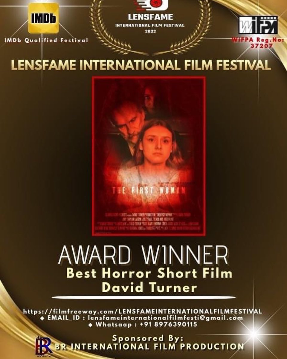 We won best #thriller and best #horror at the Lens Fame international film festival. #shortfilm #awardwinning