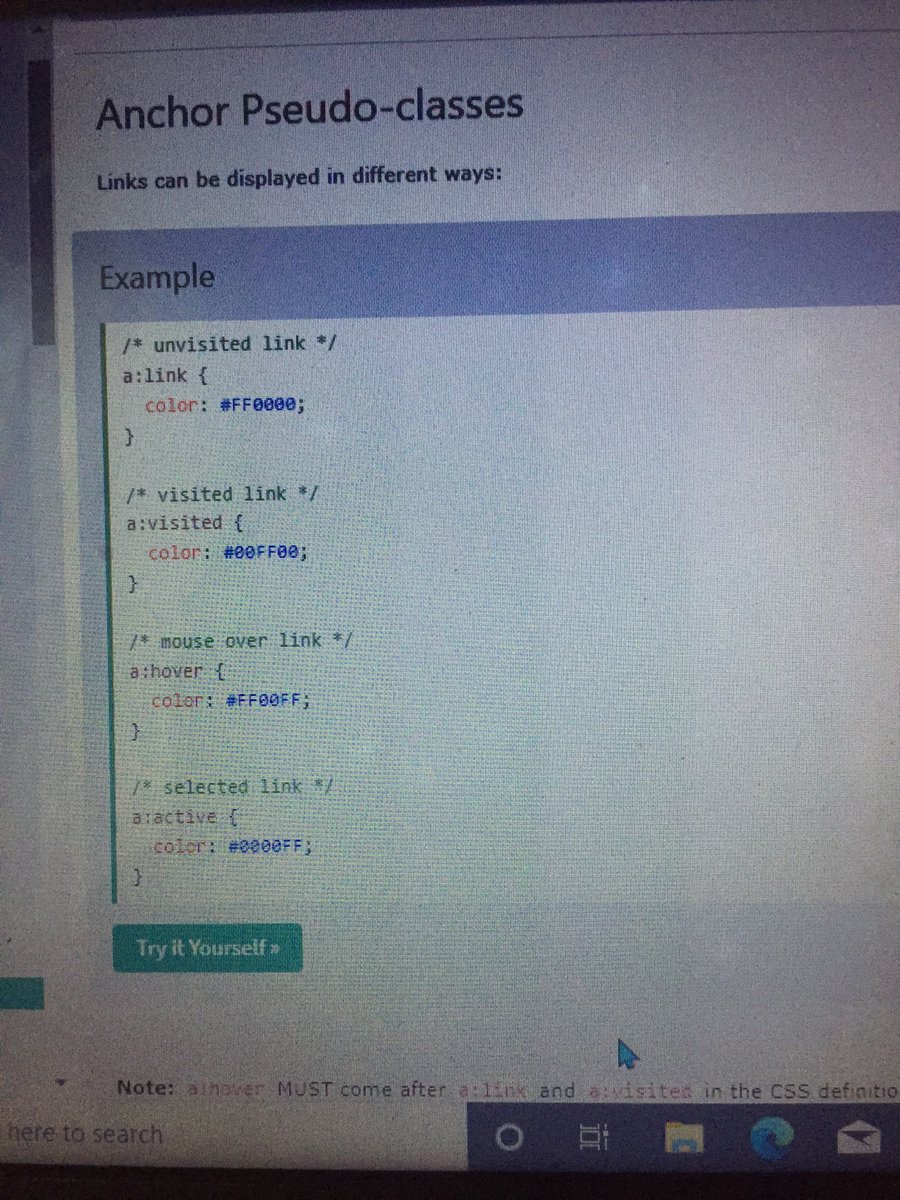 Tech_geek001's tweet image. #30daysofcode
Day 6: started a css course on w3schools. Learnt about some basics and essential parts of css.
#FrontEndDeveloper