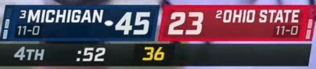 DevlinDelFuego's tweet image. FINAL SCORE! #OSUvsMICH #GoBlue