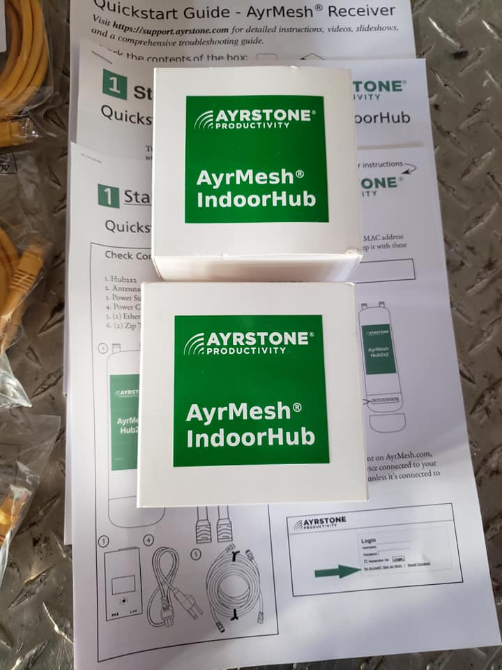 Ayrstone's tweet photo. 🙌 AyrMesh IndoorHub - on sale now!!
Use the AyrMesh IndoorHub to provide WiFi in your home, outbuildings, offices, barns, and workshops
https://t.co/Tmq7feFH9u https://t.co/FOsQ7dahCB