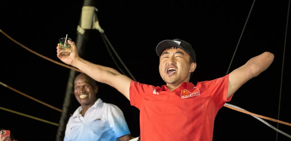 [(RHUM INFO 📰)]

First Chinese skipper to finish the Route du Rhum-Destination Guadeloupe, Jingkun Xu, “This is just the beginning.”

👉 routedurhum.com/en/actualite/9…