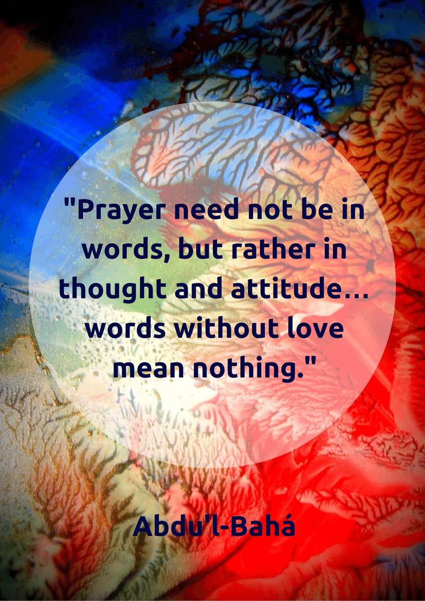 MiracleBahai's tweet photo. How do you approach your fellows with a prayerful attitude of love?
Thoughts? https://t.co/03QBwzQZ5r