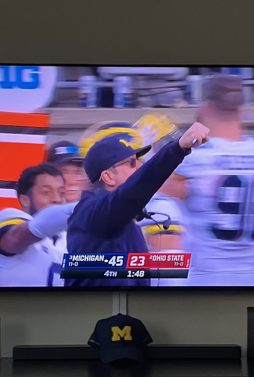 clementgary's tweet photo. No better way to spend a Saturday than winning the game!  #GoBlue https://t.co/p246QuTX9J