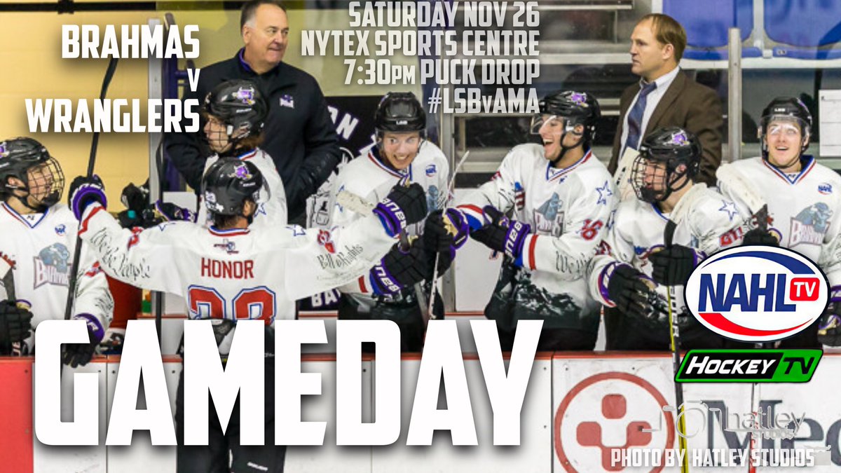 LoneStarBrahmas's tweet photo. βοΈ Lone Star Brahmas
π Amarillo Wranglers
π’ 7:30PM Central
π @NYTEXSports Centre
πΊ Catch every moment as it happens on @MyHockeyTV the exclusive home of @NAHLHockey
live-streaming!
https://t.co/sBmvSQCNOs
#LetsGoBrahmas #LSBvAMA https://t.co/UML6yNqyNN
