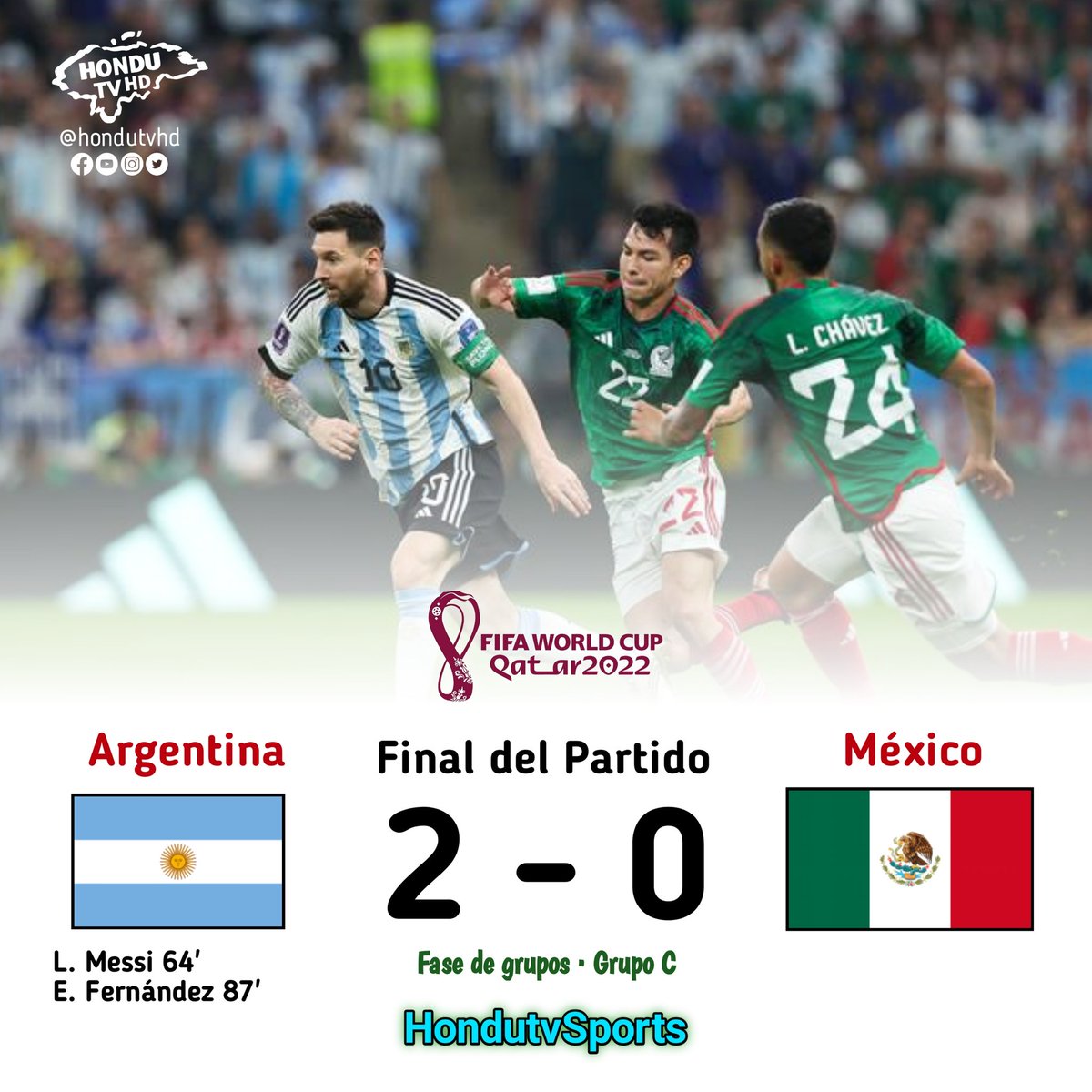 #hondutvsports | ¡Qué segundo tiempo nos regalaron! ¿El primer tiempo? Muy poco, mucho nervio y muy poco juego en los primeros 45 minutos. En el segundo tiempo: un partidazo. #Qatar2022