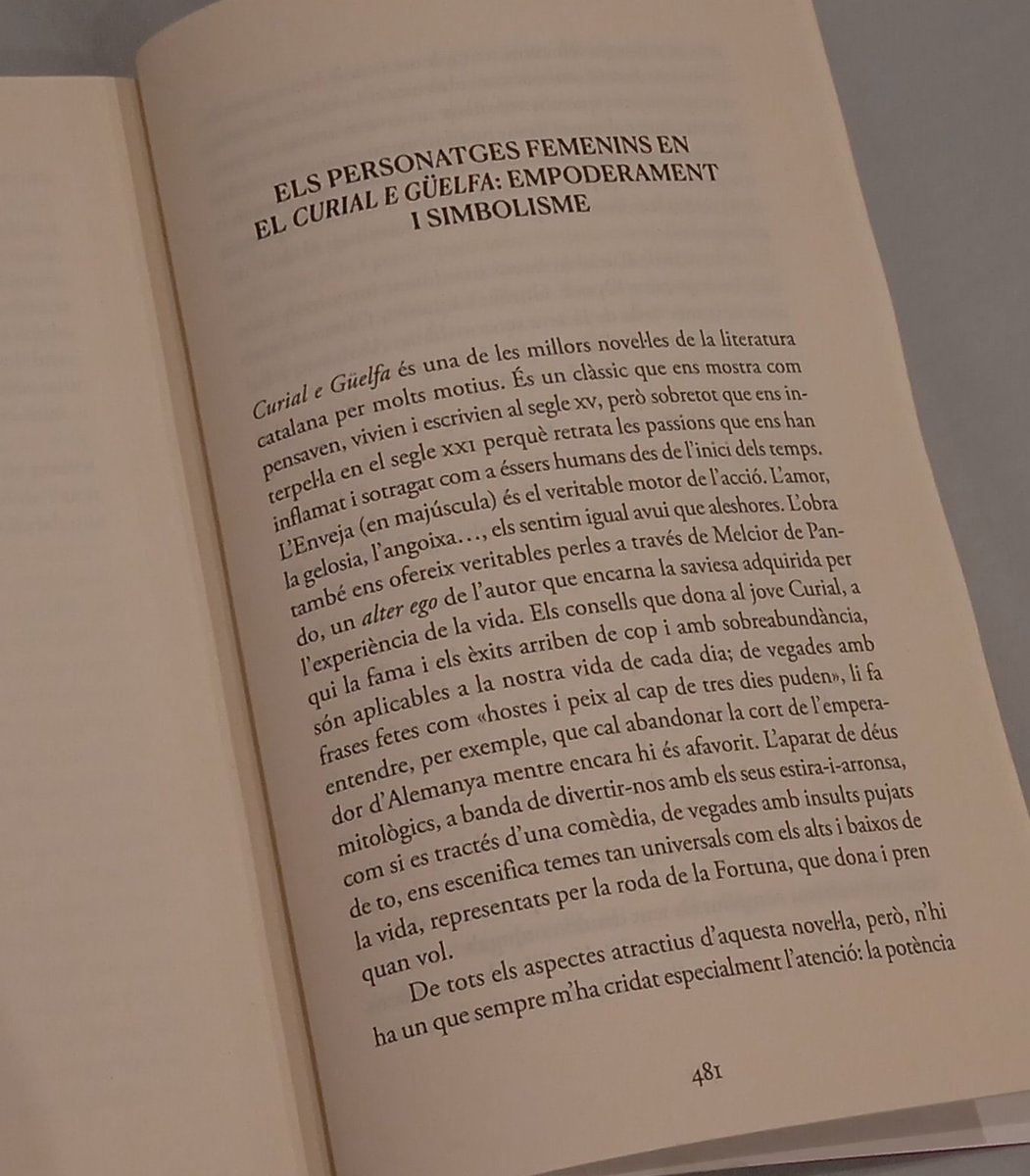 deu de la nit d'un dissabte i llegint molt atentament aquest epíleg del meu curial de <a href="/EdBarcino/">Editorial Barcino</a> perquè dilluns caldrà fer un examen amb perspectiva de gènere. no em val que em parleu de les dones (del segle que sigui) només per temes romàntics o sexuals, així us ho dic.