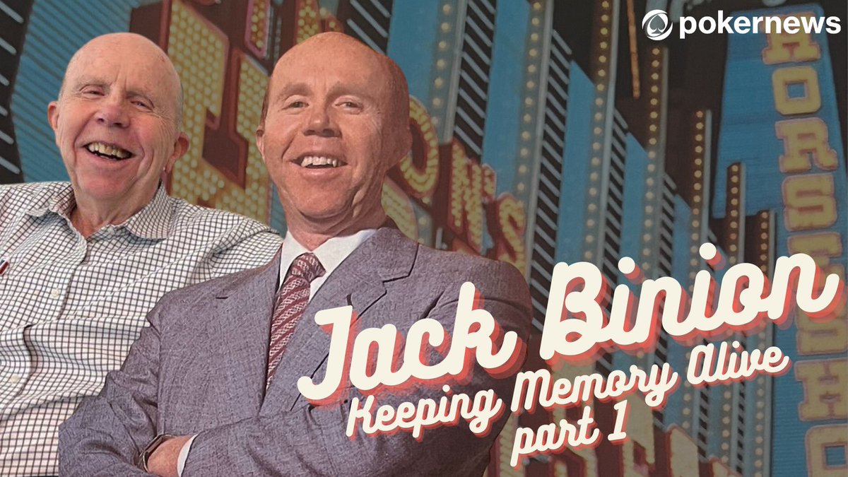PokerNews (@pokernews) on Twitter photo ICYMI: Our own <a href="/jessefullen/">Jesse Fullen</a> got to sit down and interview <a href="/WSOP/">WSOP - World Series of Poker</a> creator - Jack Binion! Jack shares some amazing stories from the 1970's, 1980's, and 1990's featuring some of the biggest names in poker! Check out Part 1 of our filmed interview with Jack!
youtu.be/OTIa6BYQNoE ICYMI: Our own <a href="/jessefullen/">Jesse Fullen</a> got to sit down and interview <a href="/WSOP/">WSOP - World Series of Poker</a> creator - Jack Binion! Jack shares some amazing stories from the 1970's, 1980's, and 1990's featuring some of the biggest names in poker! Check out Part 1 of our filmed interview with Jack!
youtu.be/OTIa6BYQNoE