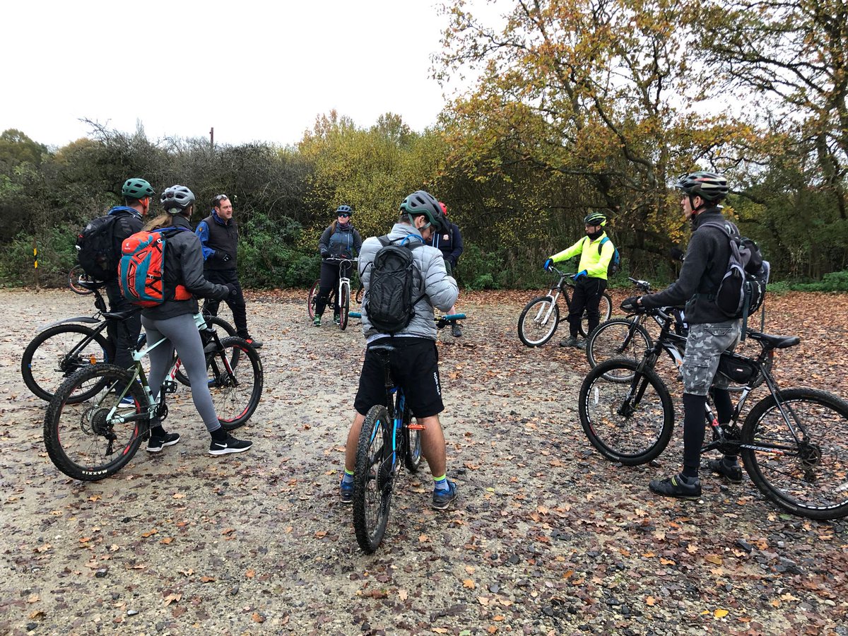 reg_trg's tweet photo. Day 1 of the Region Mountain Bike Instructor Award (MIAS) course. Staff from across the region all training to deliver this fantastic activity to our cadets. The real fun starts tomorrow at the trail centre!! #MIAS @RegComdtLASER https://t.co/5GotHD9ftN