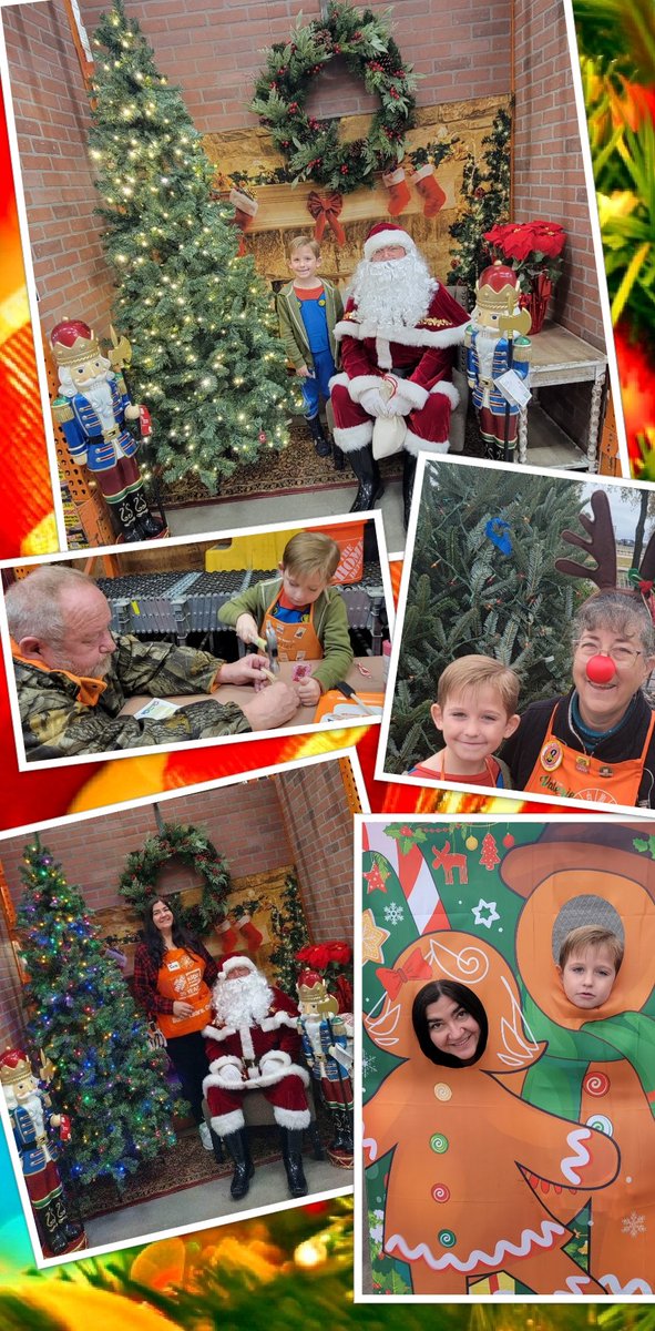 Saturday fun day at work today. Our grandson came for the workshop and was super excited to see Santa 🎅 had dropped in for a visit. <a href="/hcbellas/">hilda bellas</a> @6549_Angel <a href="/Sasm6549/">Lashonda Chapman</a> <a href="/CarpenterTrina1/">Trina Carpenter 🐾</a> <a href="/kear_tiffany/">Tiffany Kear</a>