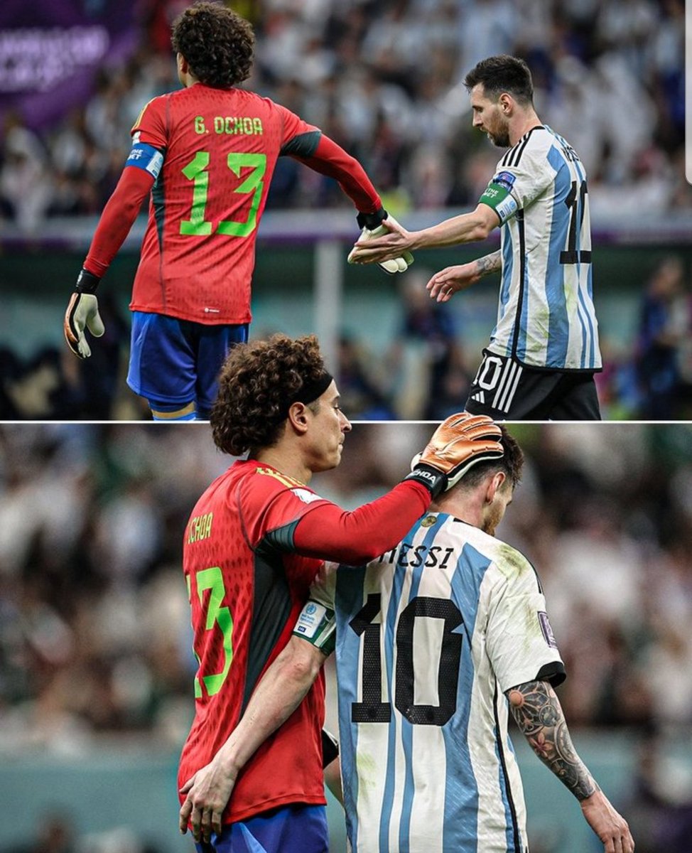 Messi did not just score past Memo Ochoa. He scored from outside the box. #GOAT𓃵 for a reason. 
 #Messi𓃵 #MEXARG #FIFAWorldCup