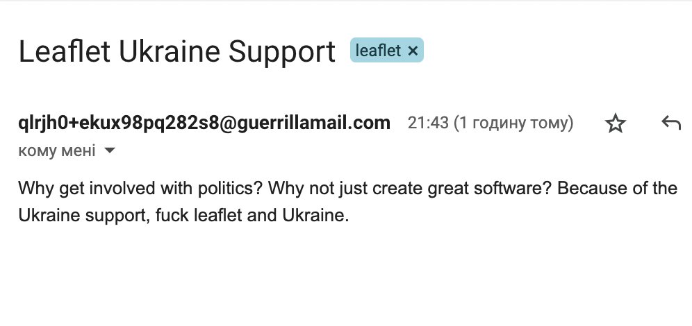 Why all the politics, why not just create great software? Because I literally need to be alive to do that. Gosh, these people. And from a burner e-mail, of course.