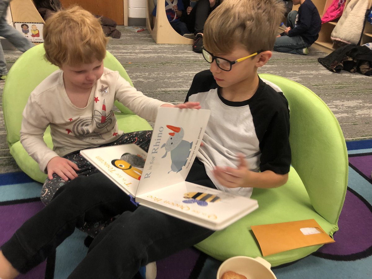 CCMS5thgrade's tweet photo. 5th Graders have been having fun joining the Tiny Bison preschool students for Center Time! @BisonElem https://t.co/Idw87LSjTM